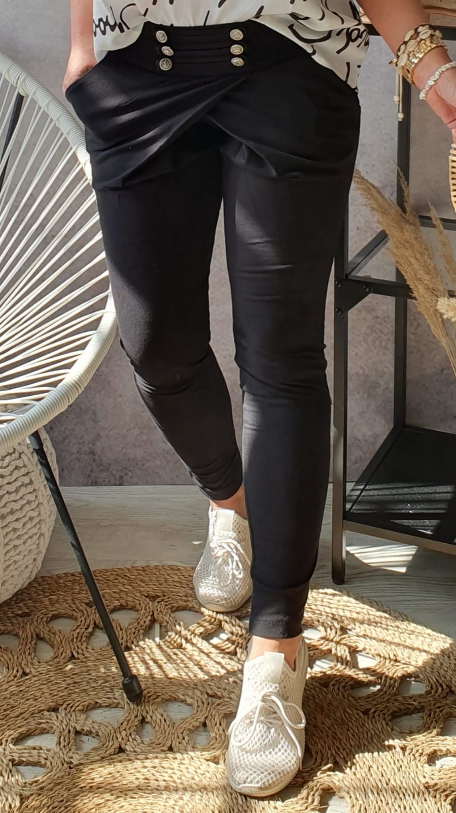 Kalhoty Uniform - černé 