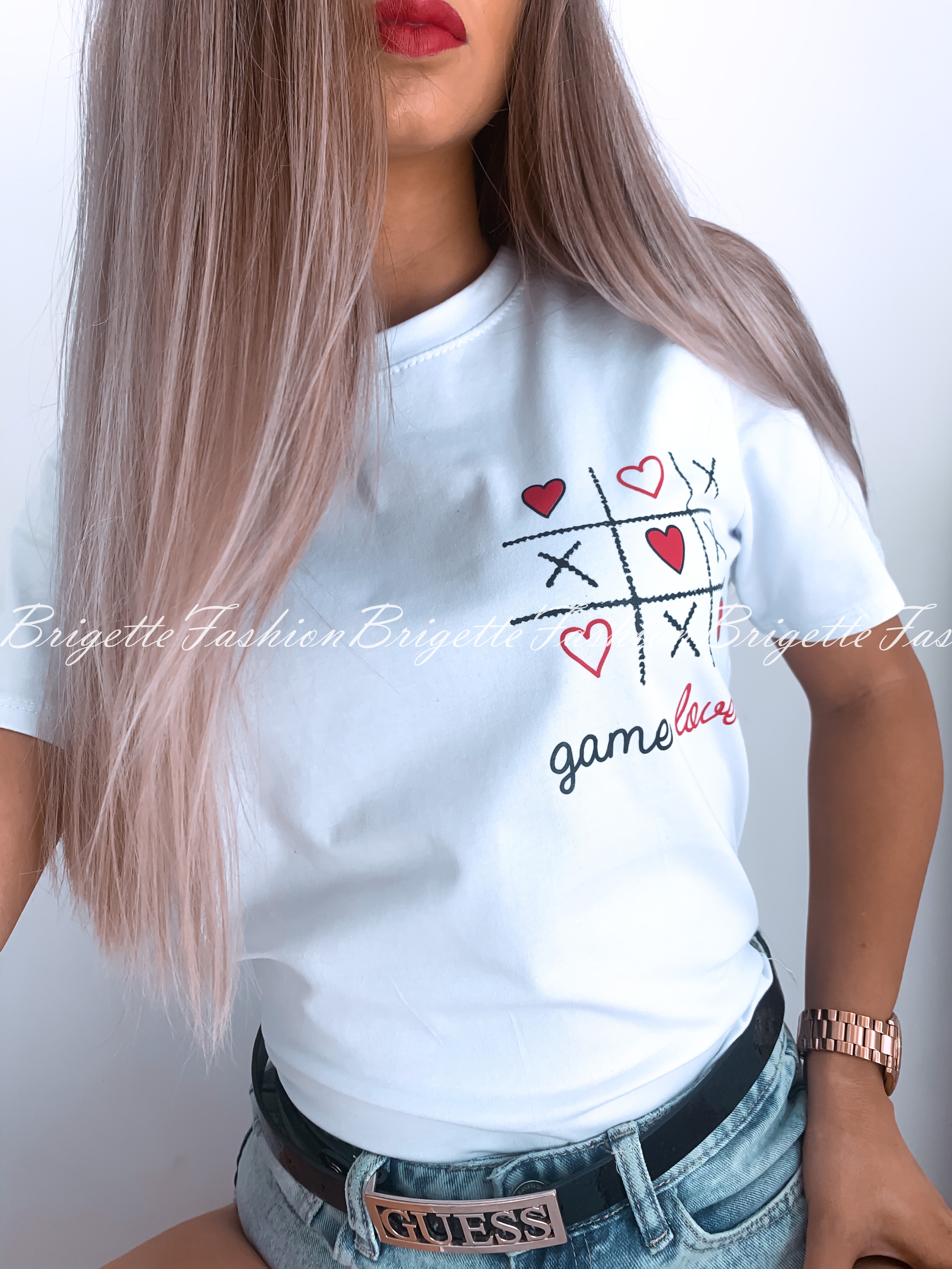 Tričko Game Lover- bílé