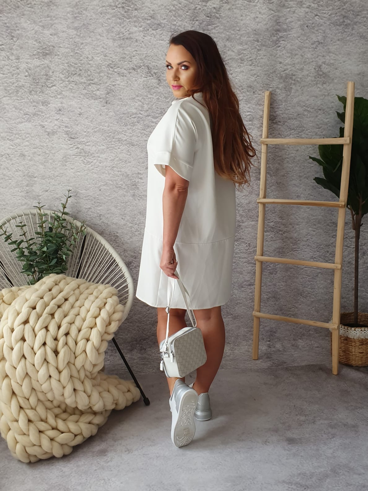 Šaty Celine- bílé 