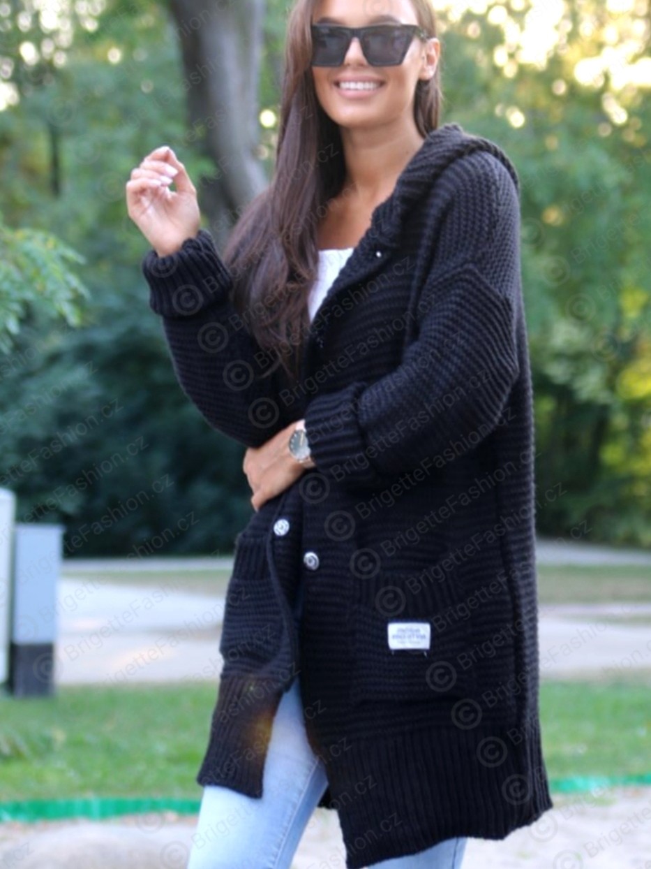 Kardigan Luxx černý