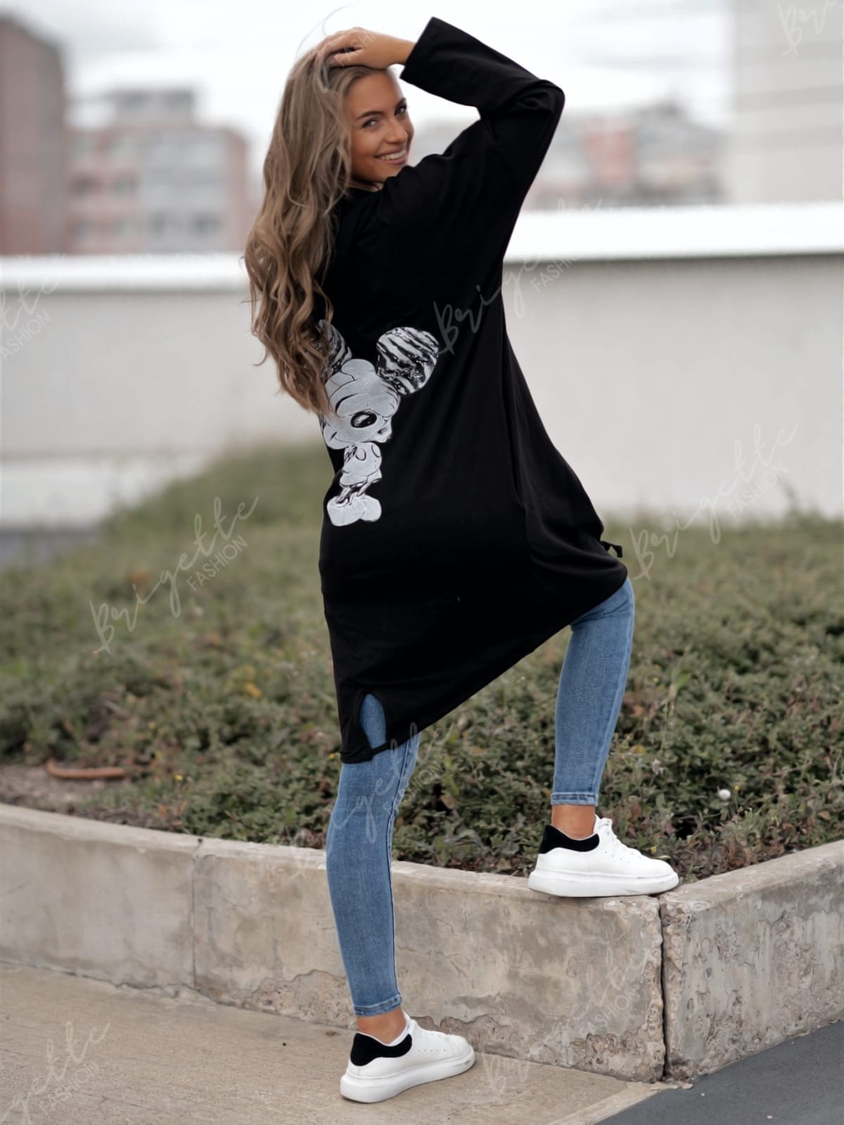 Cardigan Mickey - černý