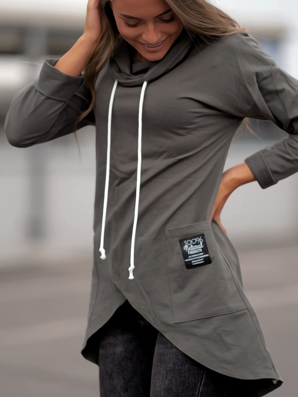 Mikina Goulie - khaki