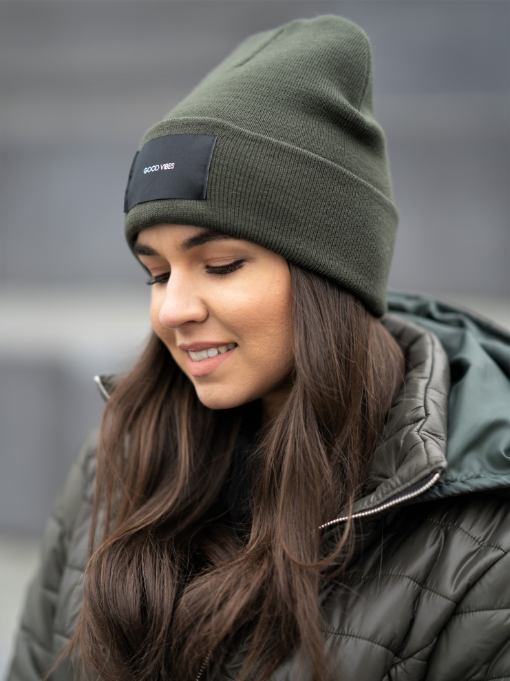 Čepice GOOD VIBES khaki