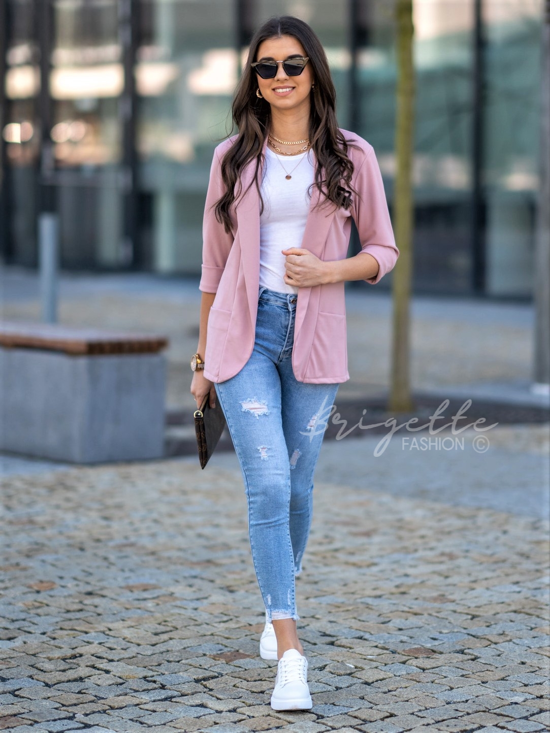 Sako Basic Casual světle růžové