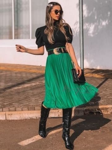 Sukně Solis zelená