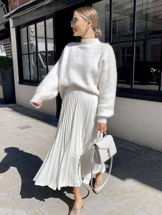 Sukně Solis bílá