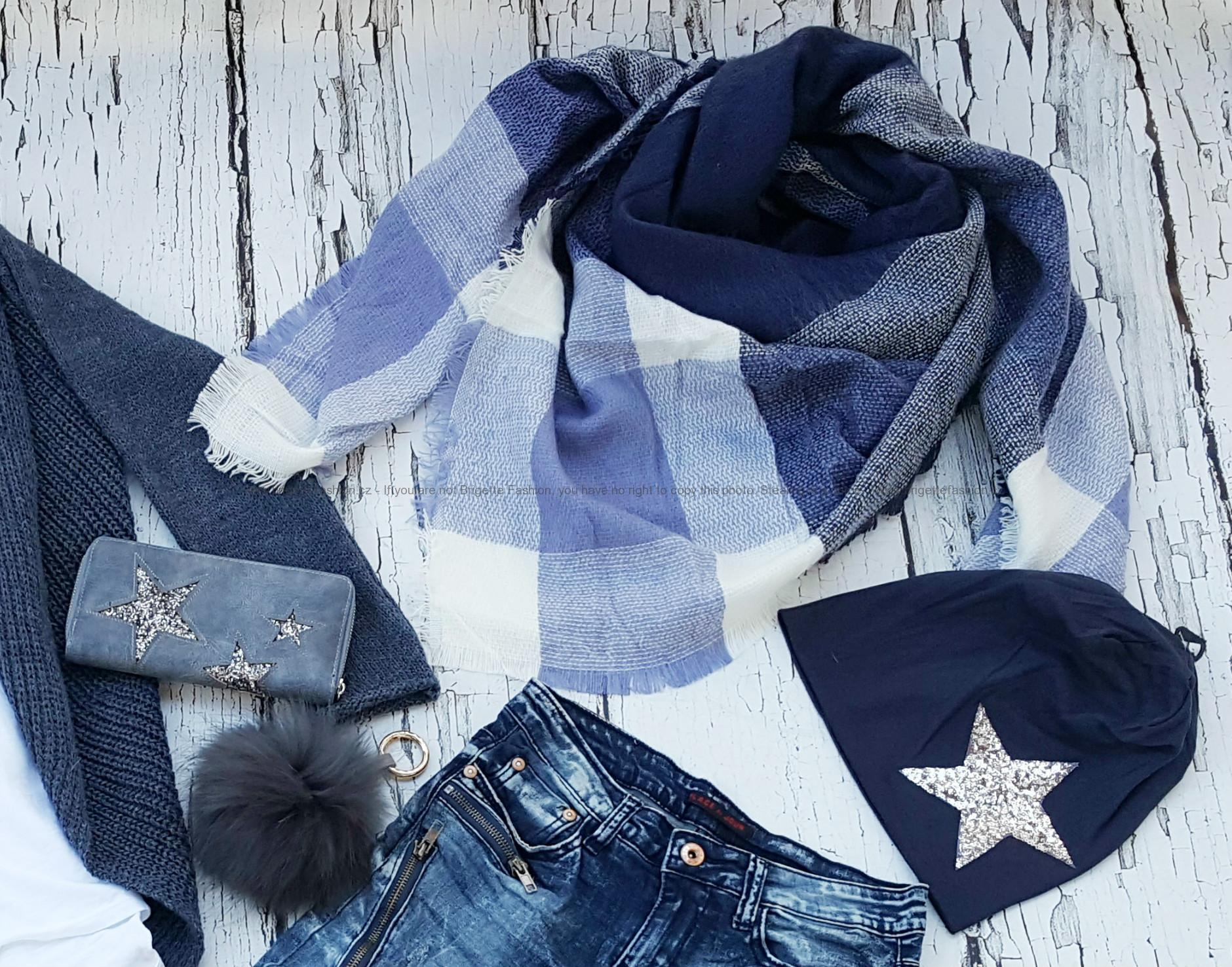 Peněženka Star barva denim blue