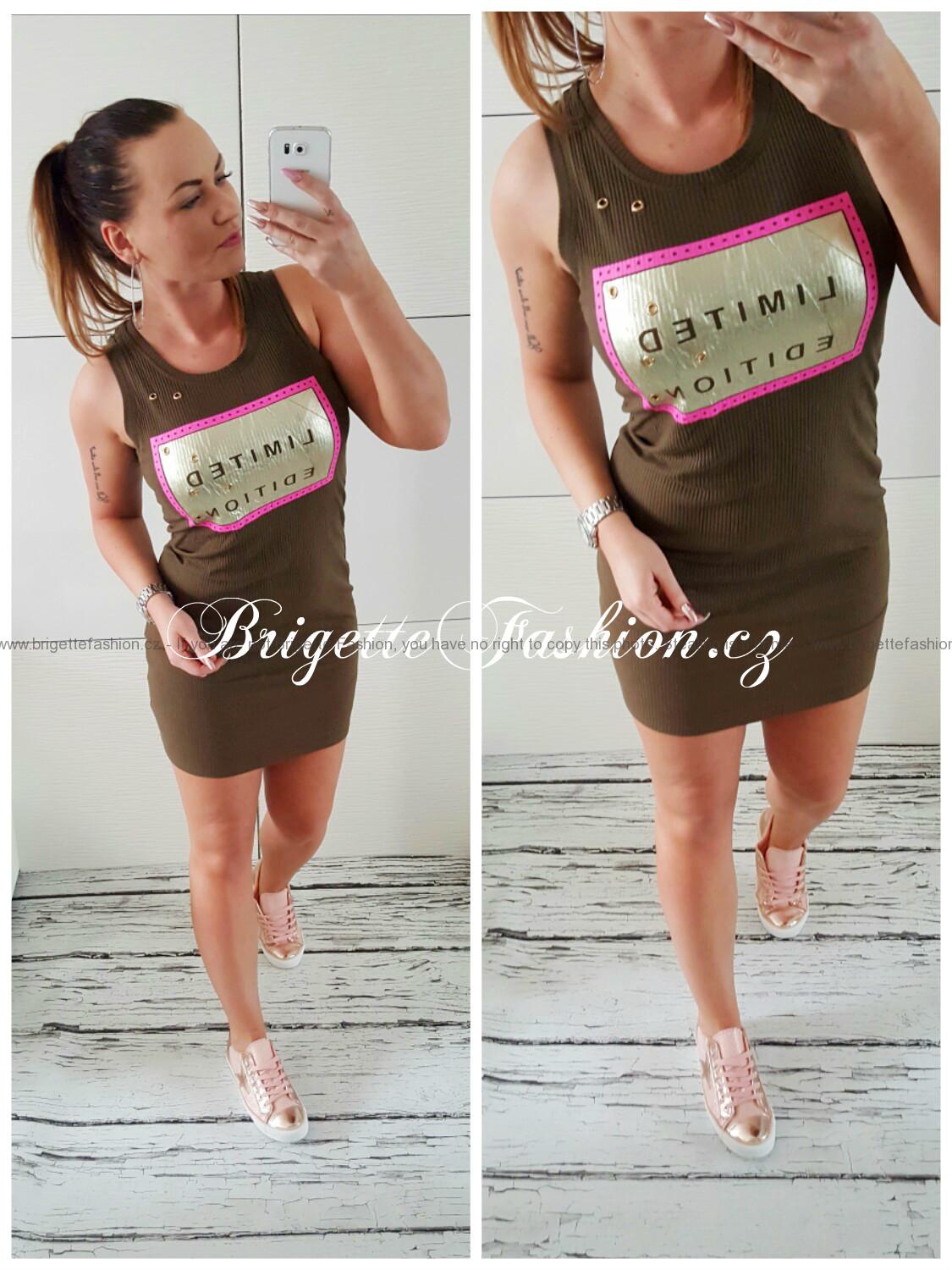 Šaty Limited - KHAKI