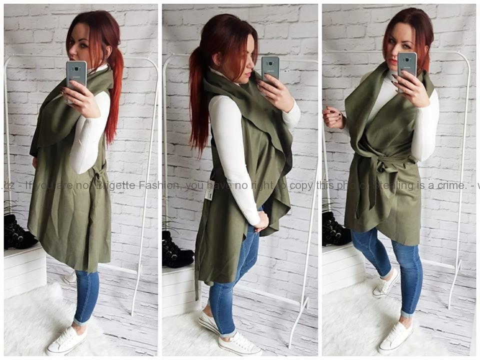 Kruhová vesta Tommie khaki