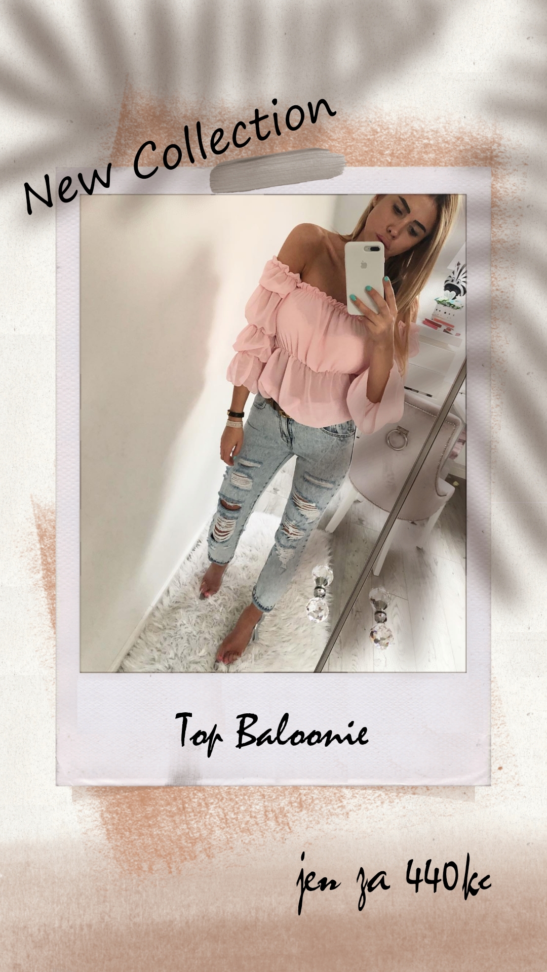 Top Baloonie růžový