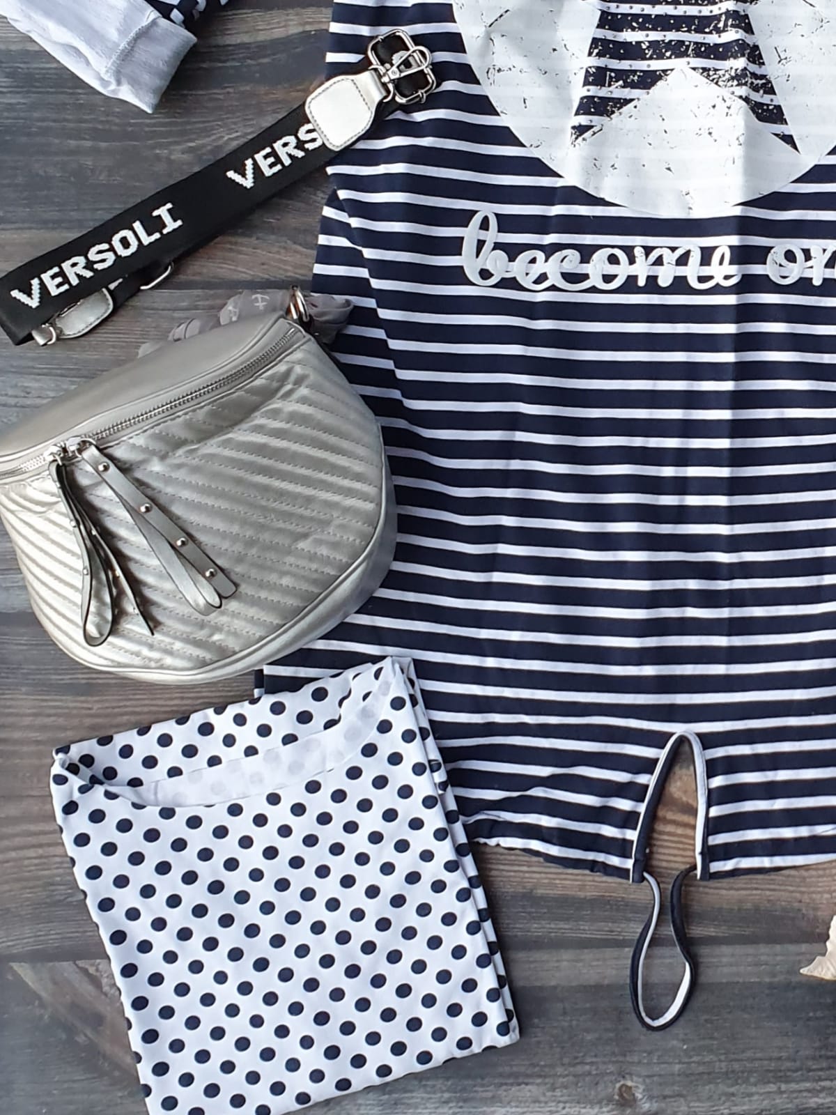 Crossbody Style - stříbrná