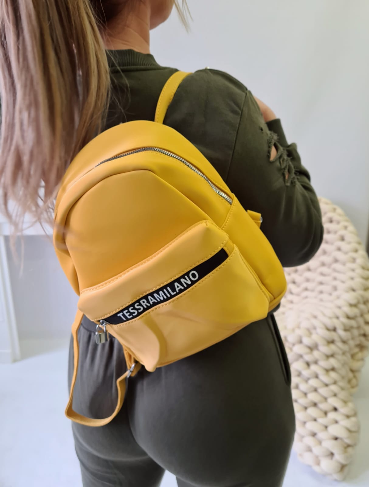 Batoh Milano - žlutý