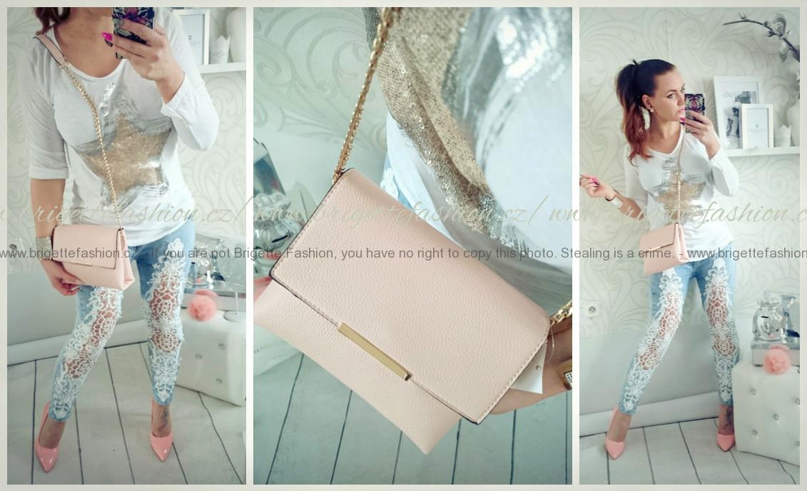 Cross body light pink