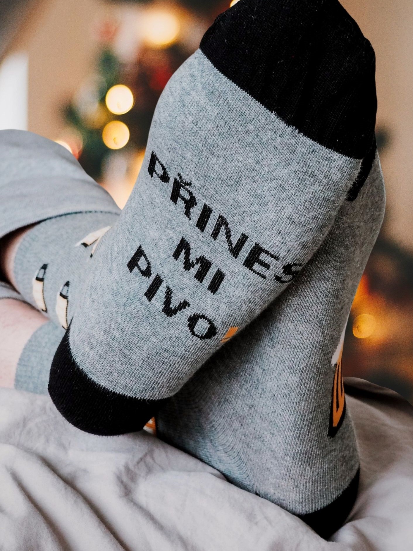 Ponožky "Přines mi pivo"
