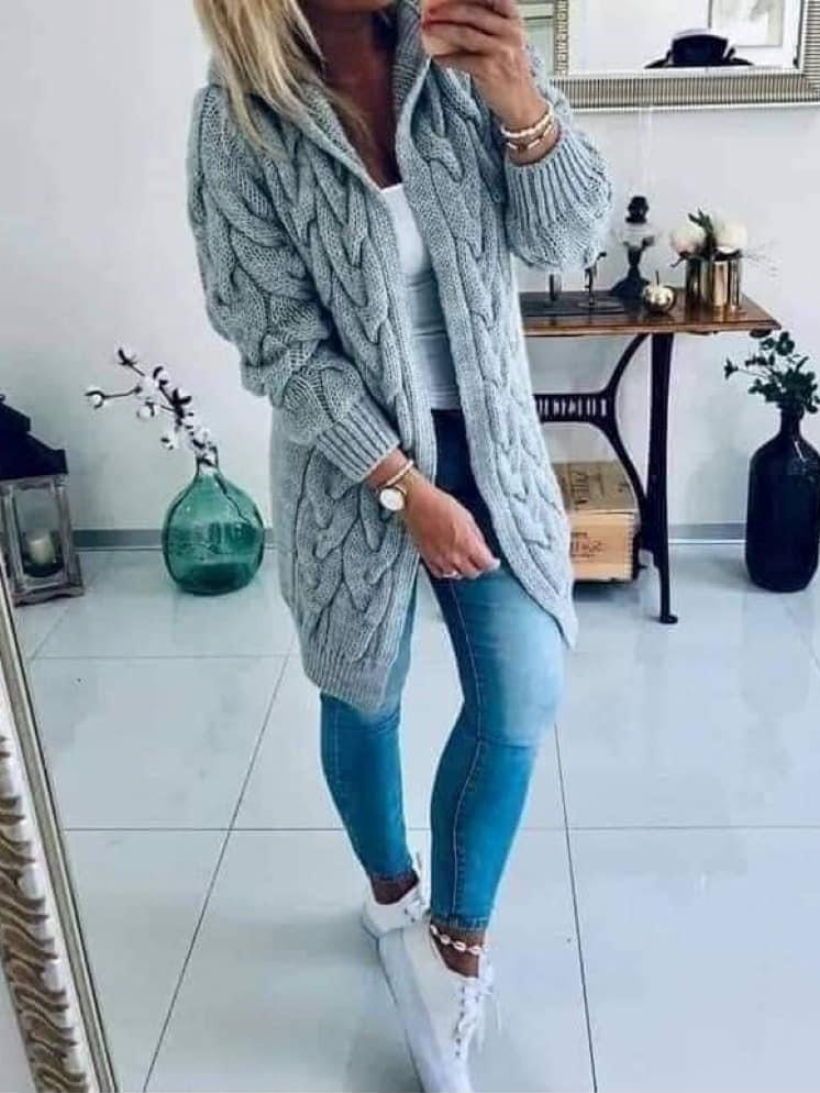 Cardigan Henriett šedý