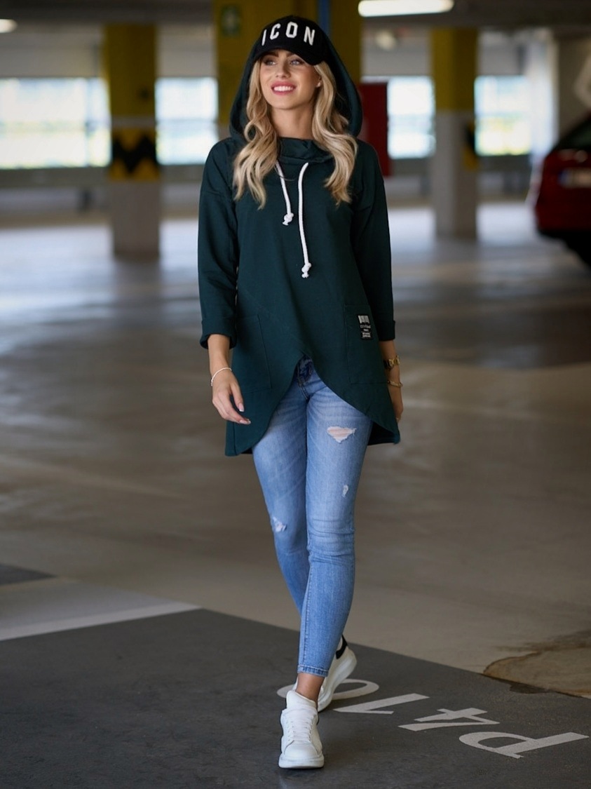 Mikina Goulie petrolejová