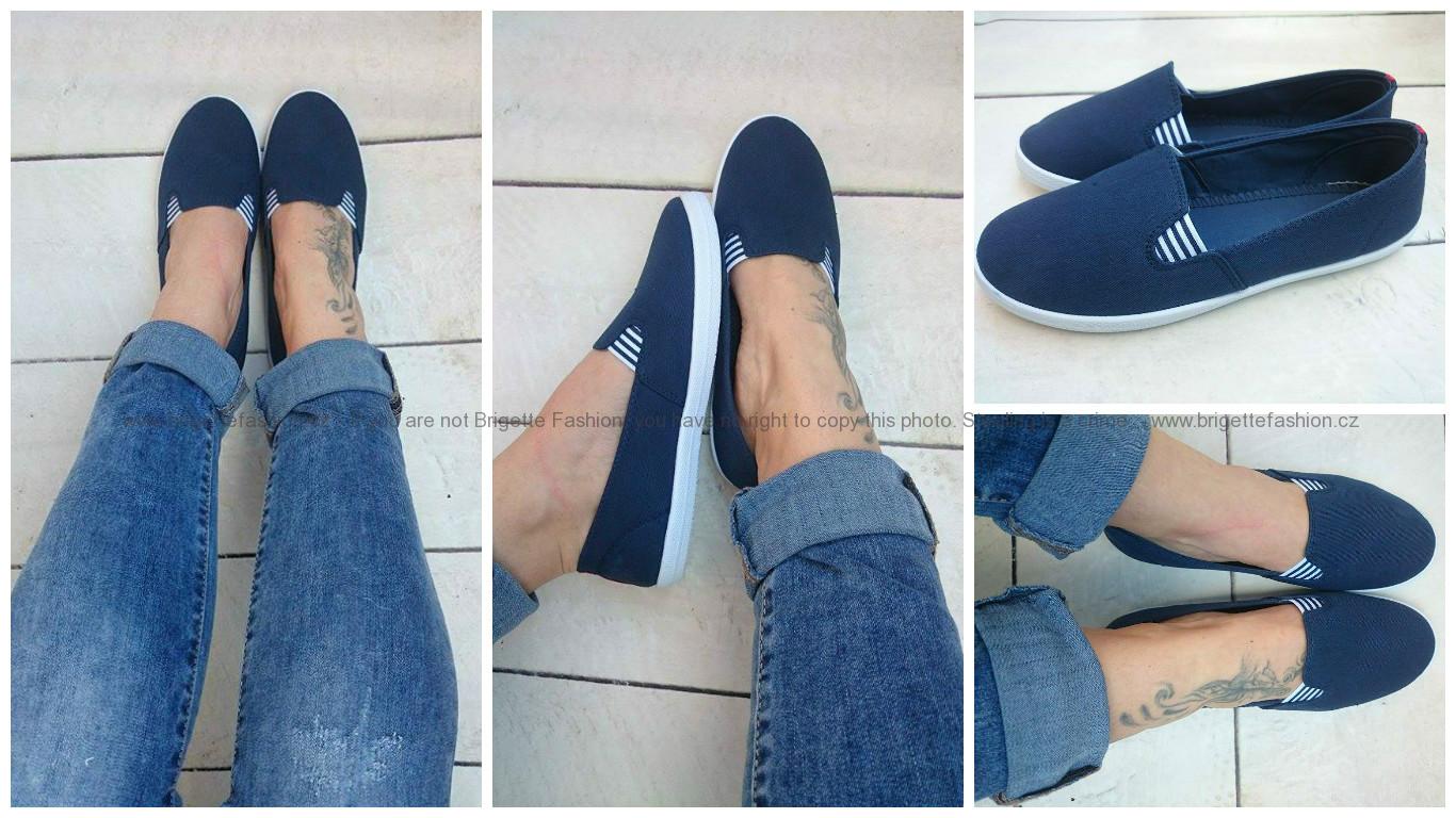 Slip on - modré
