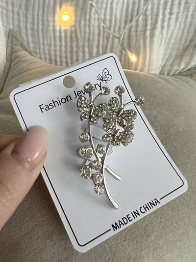Brož Flowers Diamond