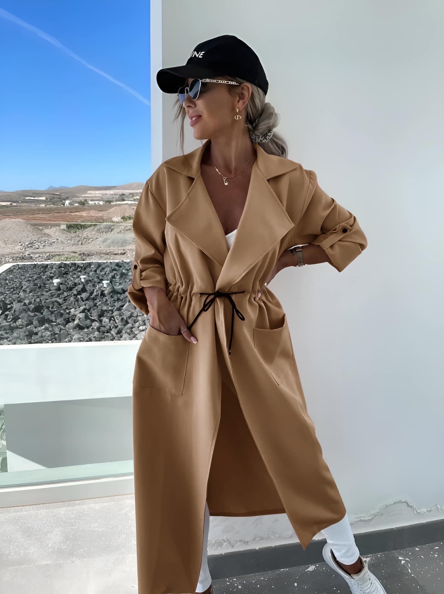 Kabátek Faria camel