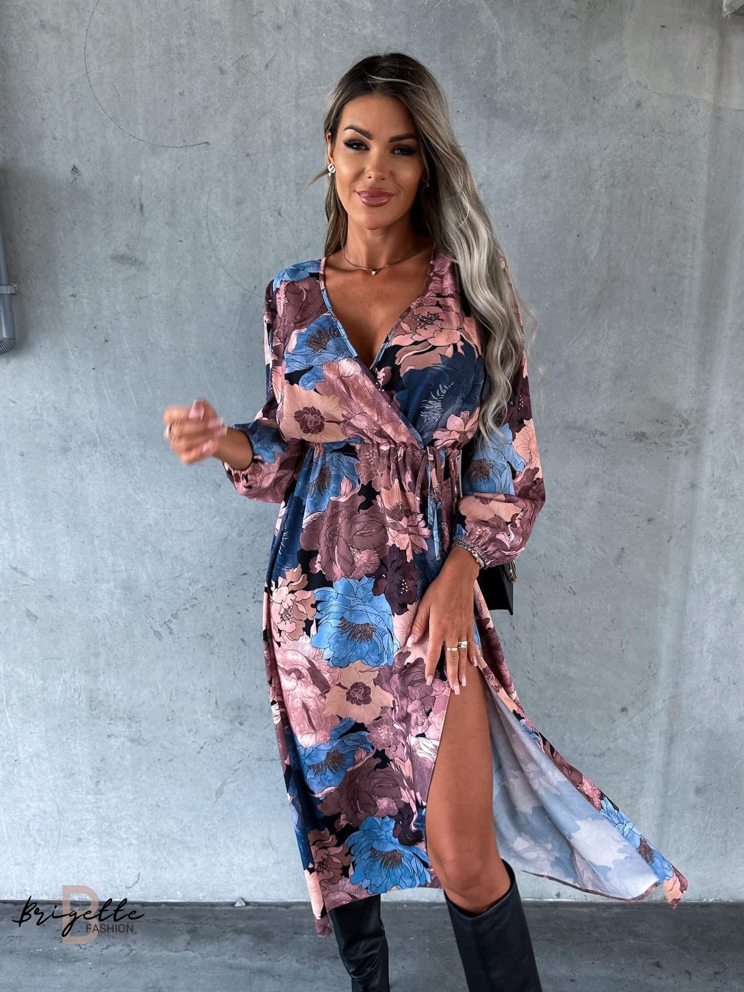 Šaty Casandra modré