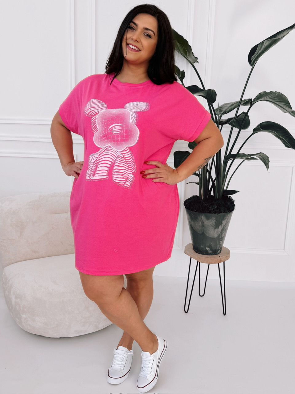 Tunika Bear fuchsia