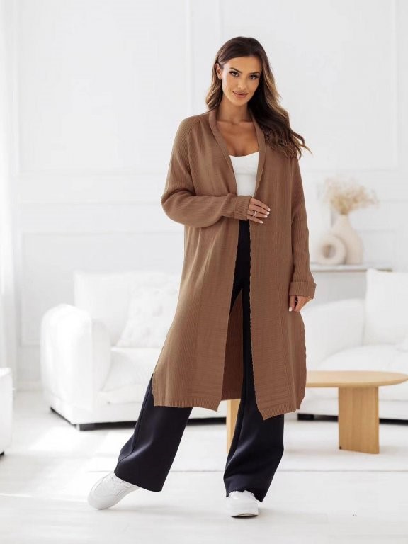 Cardigan Maxi camel