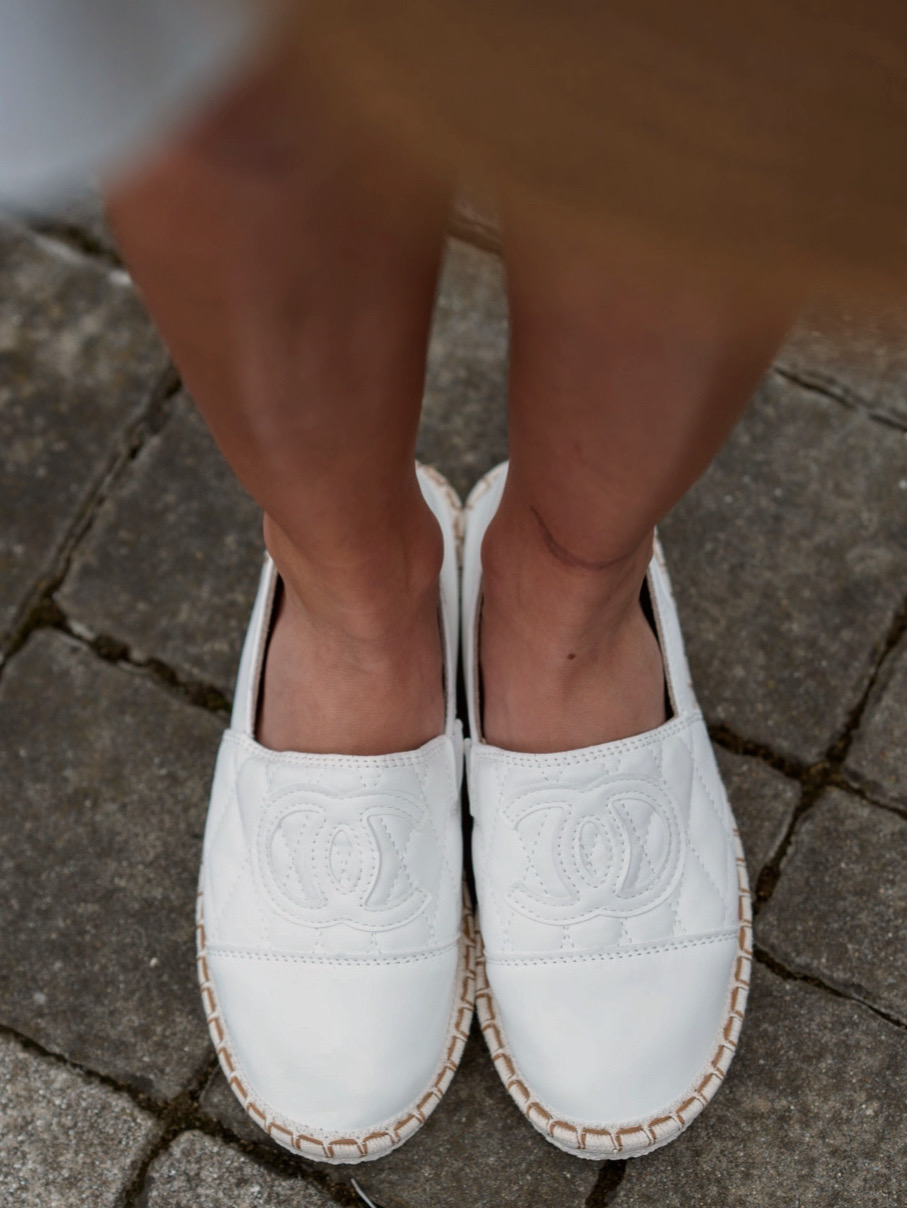 Espadrilky CC eko kůže bílé