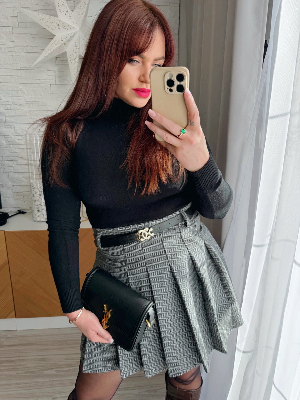 Skládaná sukně Lovie