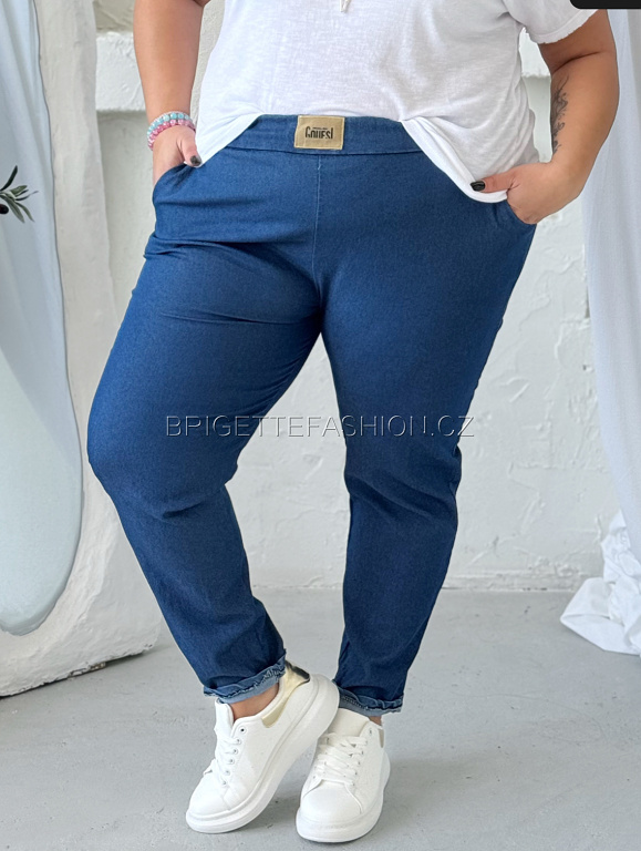 Elastické kalhoty Denim