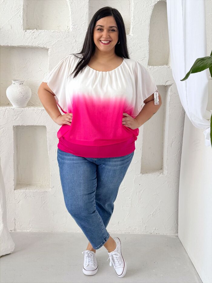 Halenka Ombre fuchsia