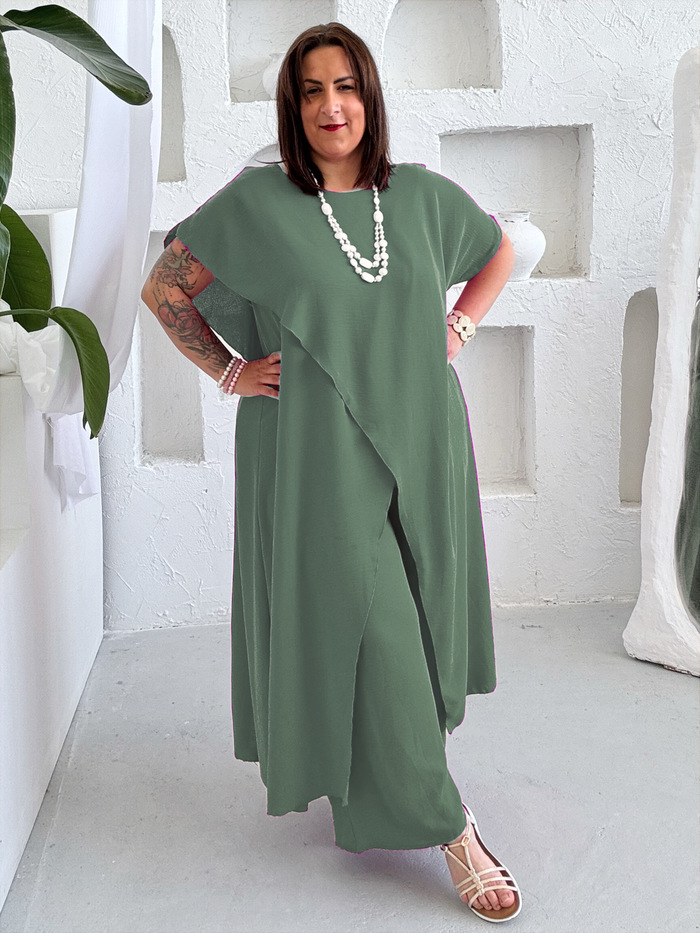 Komplet do 4XL Afrodité khaki