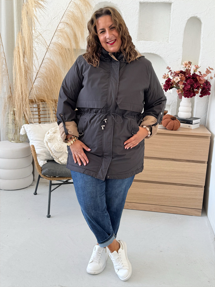 Zimní bunda Coat do 6XL černá