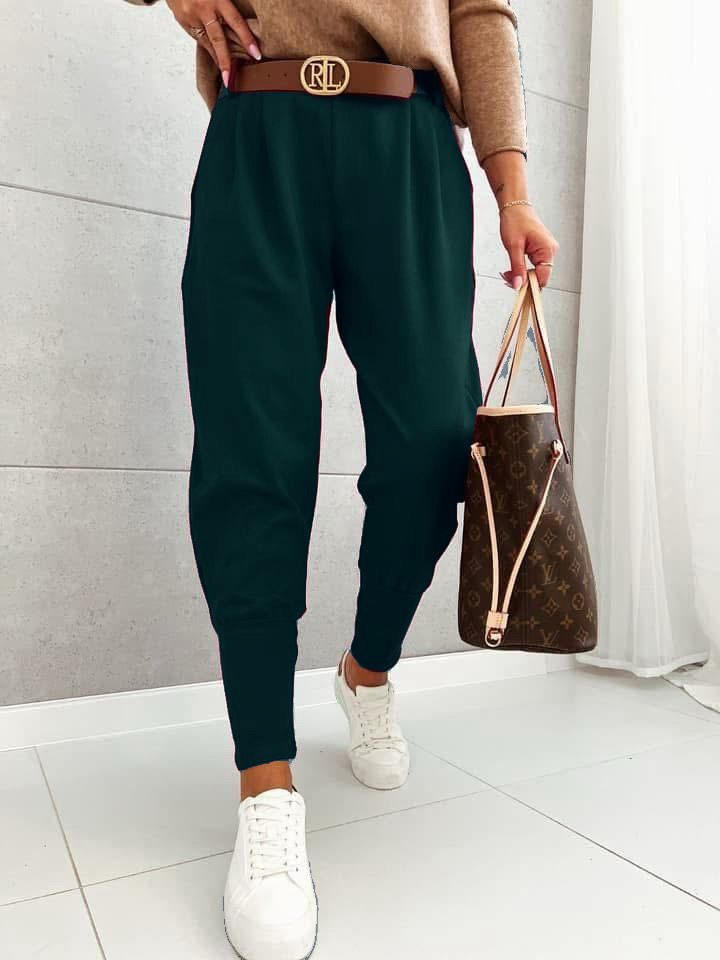 Kalhoty Stylish smaragdová