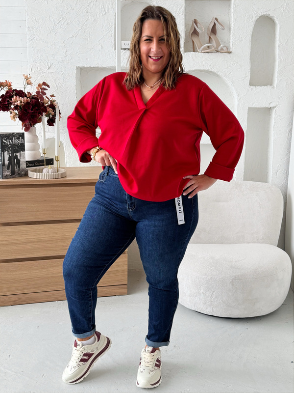 Elastické džíny Mom fit do vel.36 (5XL)