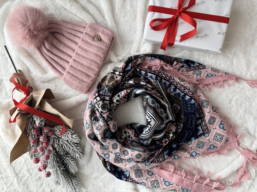 Dámský dárkový set Pink Ornament Bambul