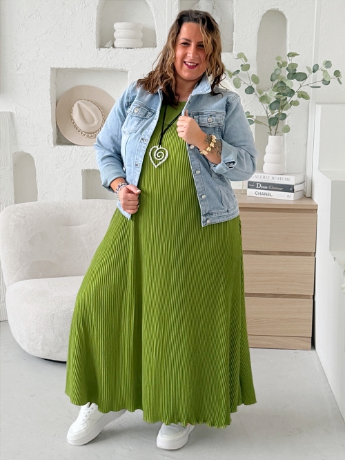 Šaty Perfect Feel do 5XL - olivové