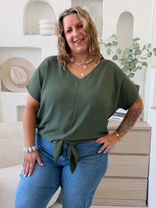 Halenka Luna do 3XL - khaki