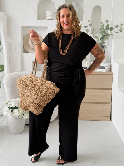 Komplet Luisa do 4XL - černý