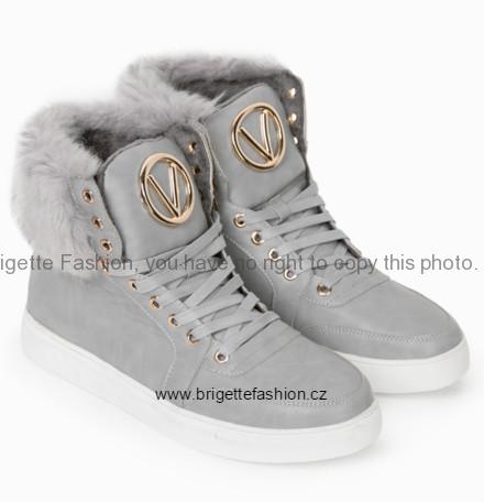 Vyteplené sneakers Vices šedé