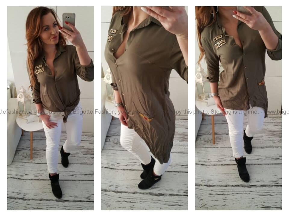Košile - khaki