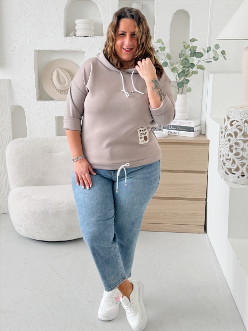 Máslová mikina Sorty Symbol do 3XL fango