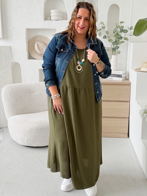 Šaty Sunny Comfort do 5XL - khaki