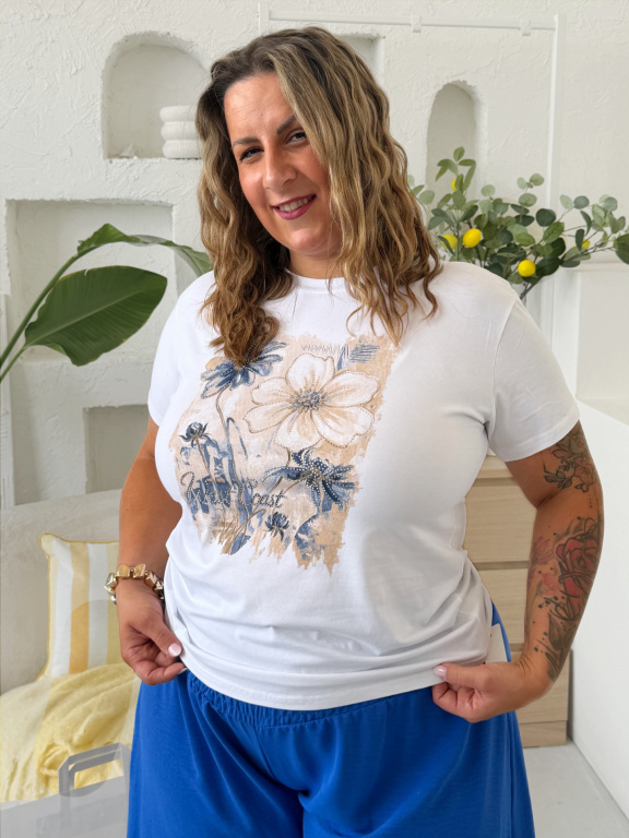 Tričko do 3XL - West Flower 01
