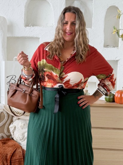 Máselková košile tenká Toscana do 4XL - cihlová