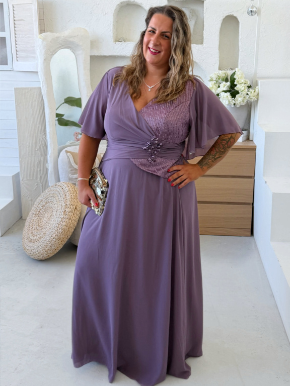 Plesové společenské šaty Aria do 3XL -