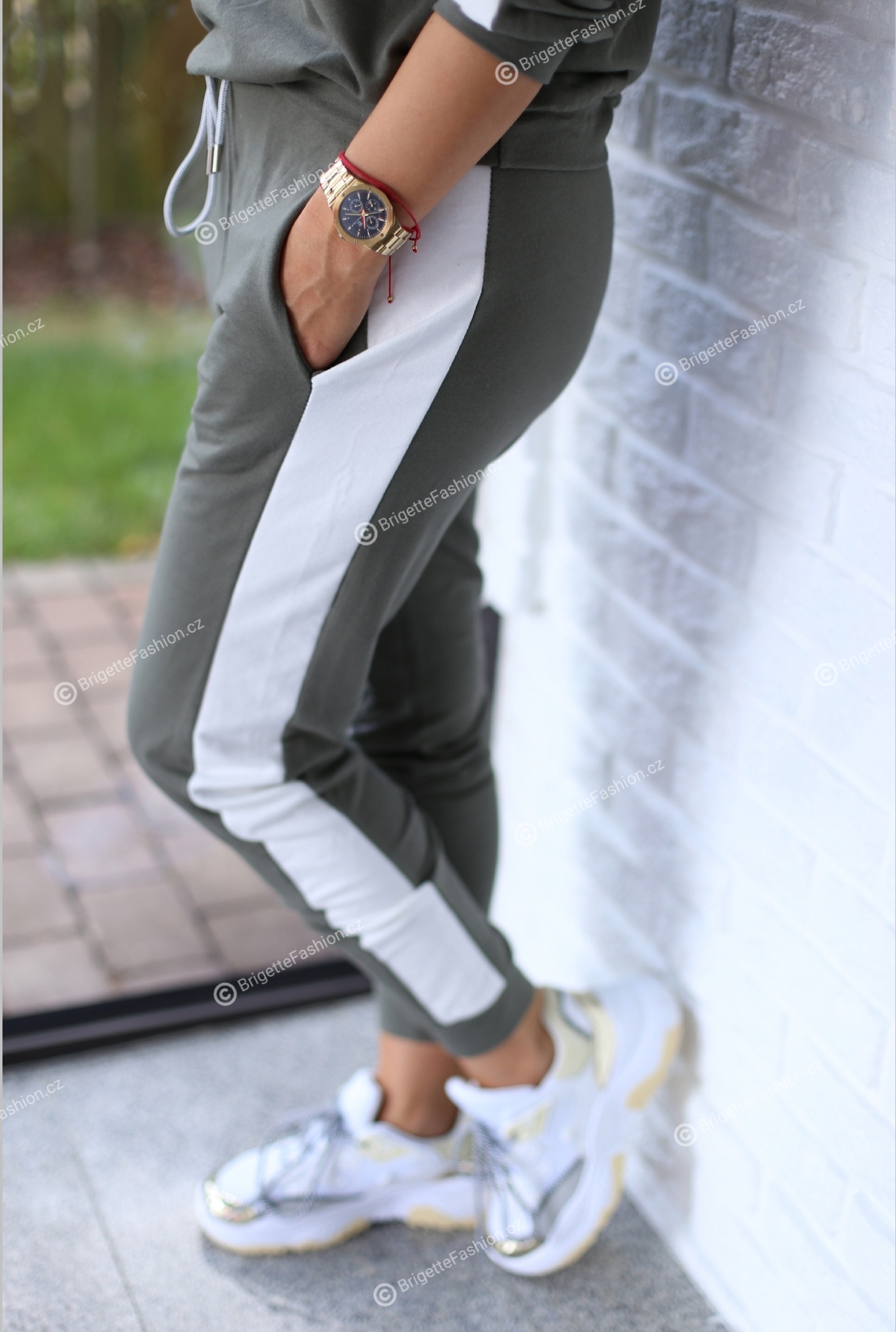 Souprava Sport Khaki Silver