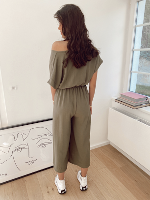 Overal Fluide - khaki
