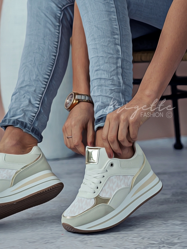 Botasky sneakers Beige Elagance