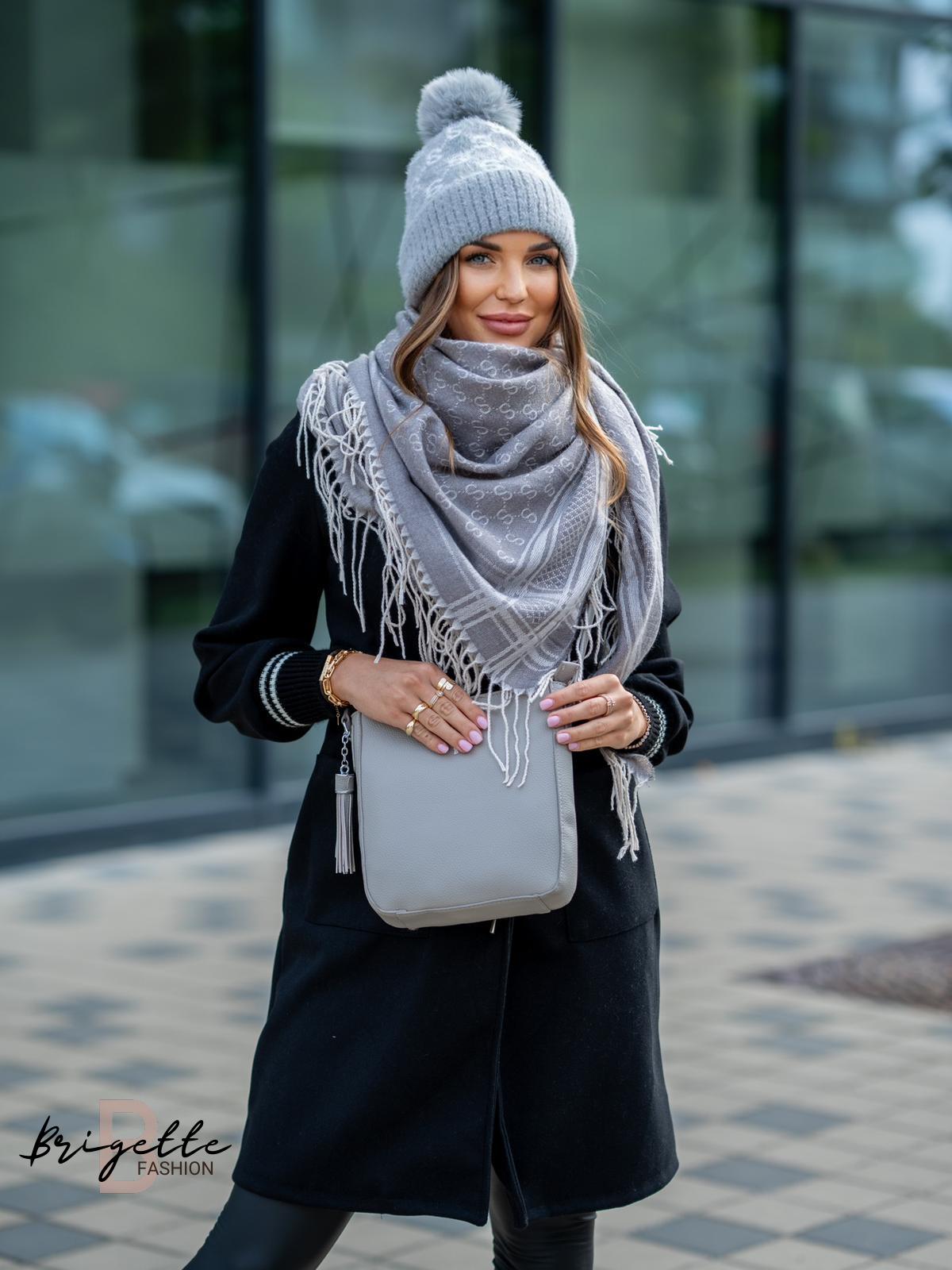 Crossbody Demra šedé