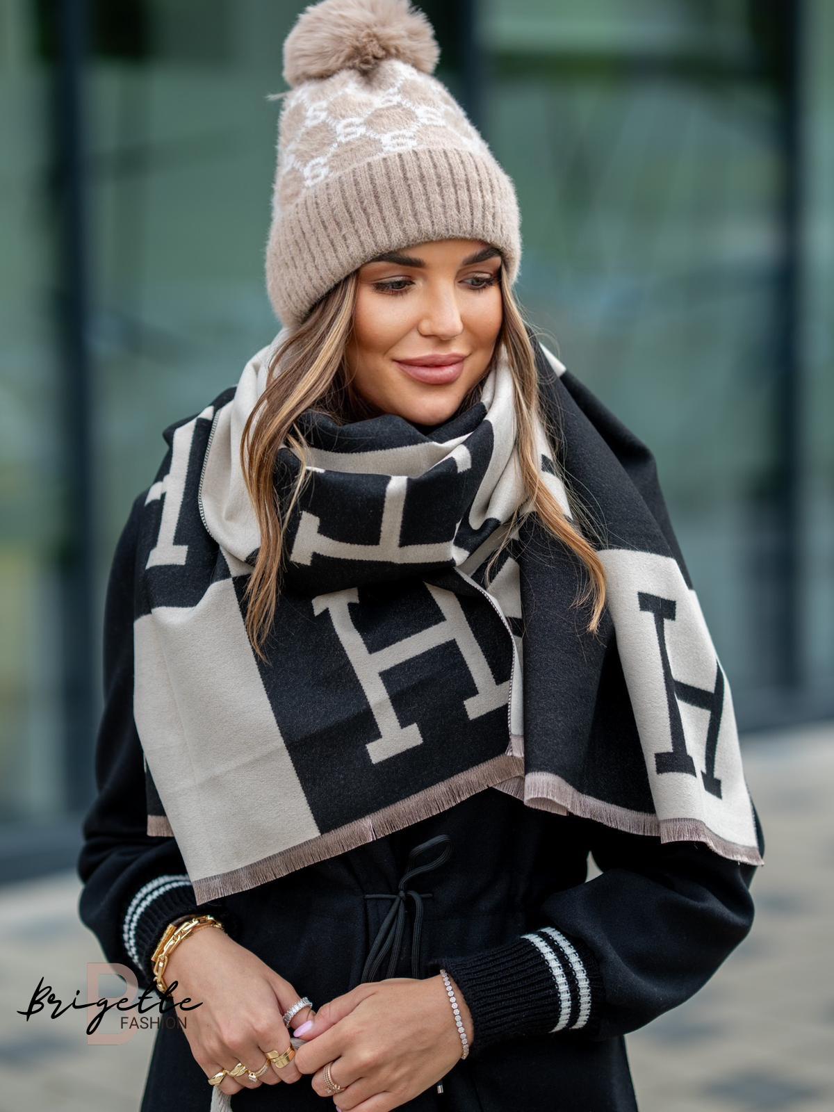 Šála maxi Holly béžová